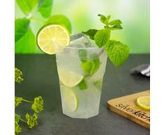 Silverkitchen 30 bicchieri da cocktail da 300 ml, infrangibili, riutilizzabili, per cocktail, long drink, trasparenti, in plastica PP, Made in Germany