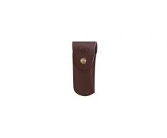 Cudeman Fodero di pelle per coltello pieghevole 634-C in pelle marrone, pelle y cuoio di alta qualità per la caccia, pesca, Sopravvivenza e regalo bushcraft + Portabottiglia