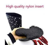 Ceppo portacoltelli universale senza coltelli | Conveniente per riporre vari coltelli e utensili da cucina con setole lavabile e removibile Black oval Black