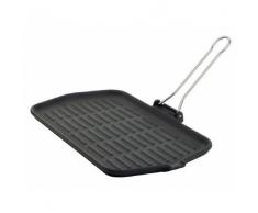 Ilsa Dietella Bistecchiera, in Ghisa, Antracite, 36 x 23 cm