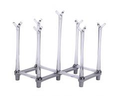 Portabicchieri estraibile ， Stendino a tazza retrattile grigio chiaro Portabottiglie Scolapiatti Supporto da cucina per la casa