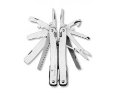 Victorinox 3.0227.L Swisstool Spirit, Coltello svizzero multiuso con custodia in cuoio