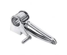Grattugia Per Formaggio, Utensile Da Cucina Multifunzione Rotante Portatile Grattugia Per Formaggio In Acciaio Inossidabile 1 Batteria Utensile Per Tagli a Fette Utensili Da Cucina Multiuso