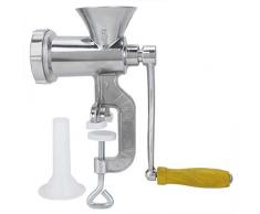 Tritacarne per alimenti, tritacarne manuale con tubo per ripieno di salsiccia per carne di pepe e spezie