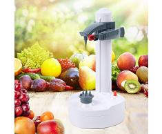 Pelapatate Elettrico, Lightakai Pelapatate Automatico Rotante Pela Verdure Pela Verdure Pela Frutta Pelapatate Elettrico