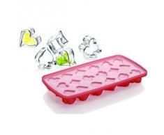 Tescoma 308894 Mydrink Formaghiaccio Carte da Gioco, Silicone, Rosso, 1 Pezzo