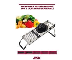 ILSA MANDOLINA AFFETTAVERDURE AFFETTA VERDURE TAGLIA 5 LAME ACCIAIO 1490