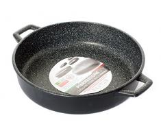 H&h tegame due manici antiaderente pietra cm 32