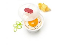 Tescoma 705034 Purity Microwave Cuoci Uova in Cocotte, Plastica, Bianco, Diametro 8 cm, Altezza 7 cm, 2 Unità