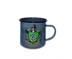 Logoshirt - Harry Potter - Serpeverde - Logo - Tazza Smaltata - Vintage - Design Originale Concesso su Licenza