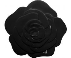 ZAK Designs 0015-0901 - Sottopiatto a Forma di Rosa, Colore: Nero