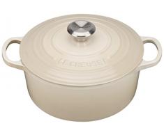 Le Creuset Evolution Casseruola Rotonda, Ghisa, Mandorla, 24 cm