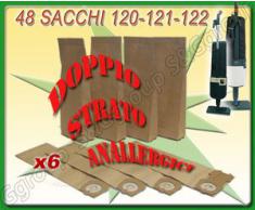 48 ANALLERGICI SACCHI SACCHETTI IN CARTA ADATTABILI FOLLETTO VORWERK 120 121 122