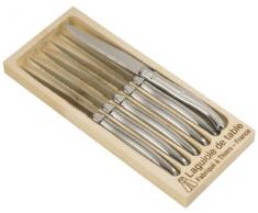 Laguiole Jean Dubost 97600, Set 6 coltelli da carne London Mix