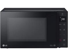 LG MH6336GIB Forno Microonde Smart Inverter con Grill al Quarzo, 23 Litri, 1000 W, Programmi Automatici, 5 Livelli di Potenza Regolabili - Nero Fumè