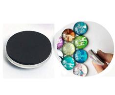 Koala Superstore home office Magneti decorativi bel bicchiere magneti da frigorifero 10 pezzi, alberi