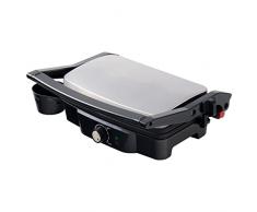 Ardes AR1S20 SFIZIO Piastre Rigate Antiaderenti Basculanti Inox Griglia Elettrica Apertura 180°