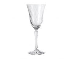 Leonardo Volterra, Flute, Calice per Vino Bianco, Vetro Trasparente, 100 ml, 20764