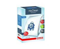 Miele 9917730 GN HyClean 3D Efficiency, Sacchetti per Aspirapolvere, Cattura in Maniera Sicura la Polvere Aspirata, 4 Confezioni, Ricambio Originale