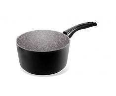 Aeternum, Black Pearl, Casseruola Antiaderente, Adatta a Induzione, Diametro 16 cm, Alluminio, Nera