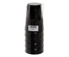 PZ 20 COCKTAIL GLASS DA 290 CC BLACK BICCHIERI NERI PER COCKTAIL GRANITE FRAPPE LONG DRINKS