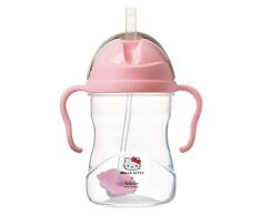 b.box Tazza di apprendimento 6 mesi + con paglia ponderata, Hello Kitty - Candy Floss