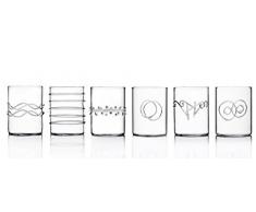 Ichendorf Milano , Linea Deco, Set 6 Bicchieri Acqua