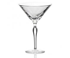 Bicchiere da martini, bicchiere per cocktail, bicchiere cristallo, collezione "SILVANA", trasparente, 18 cm (GERMAN CRYSTAL powered by CRISTALICA)
