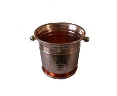 Secchiello per ghiaccio Secchiello Per Champagne Secchiello Per Il Ghiaccio Fatto A Mano In Rame Di Alta Qualità Jane Secchio Per La Conservazione Della Casa Adatto Per Bar Ktv Secchio per bevande