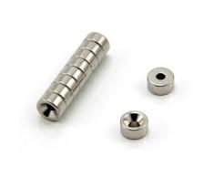 Magnet Expert Ltd N42 - 10 calamite a testa svasata in neodimio, 10 x 5 mm, 2 kg di trazione