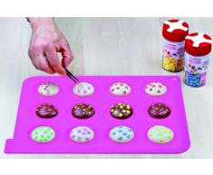 Silikomart 195827 - Stampo in silicone per 12 Whoopies con 24 sac-à-poche monouso