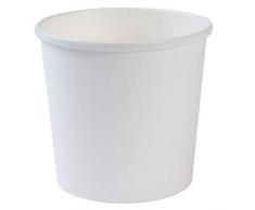 BIOZOYG Bicchieri di Cartone per Alimenti Bicchieri Monouso bianchi I Bicchieri compostabili con Rivestimento interno realizzato con vernice a base dacqua I 25 Bicchieri di Carta biodegradabili 600ml