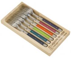 Laguiole Jean Dubost 97/13152, Set 6 forchette, London Mix