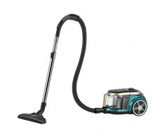 Eureka Apollo Aspirapolvere a Cilindro Senza Sacco, Motore Potente da 800W, Design Leggero con Sistema Ciclonico Singolo, Serbatoio da 2,2L, Ideale per Tappeti e Pavimenti Duri