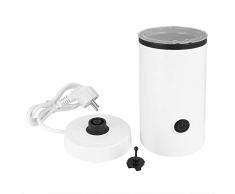 Montalatte Elettrico, Scrematrice Automatica per Latte a Vapore Macchina per Schiuma di Latte Milk Montalatte con Base Girevole Domestico Morbido Schiuma Maker per Latte Caldo e Freddo