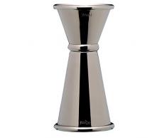 Piazza - Misurino Cocktail in Acciaio Inox, Dosatore Professionale per Attrezzatura Bar, Jigger Japan Style Barman | Capacità 20/40ml