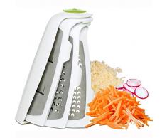 Pieghevole Ginger Aglio affettatrice - Cucina in Acciaio Inossidabile Grattugia Facile da Usare Patate Wire Cutter Grinder Chopper Masher Peeler Crusher Squeezer