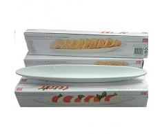 Servire la ciotola 42 cm in porcellana bianco per Antipasti e antipasti Formaggio Pomodori