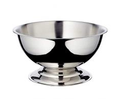 EDZARD Secchiello per champagne Cara (XXL), lucido, diametro 40 cm, altezza 21 cm, contenitore in acciaio inox leggero per fino a 5 bottiglie