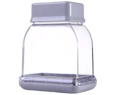 DMKJ Mini affettatrice daglio - Tritatutto per Aglio in Acciaio Inossidabile 304 per Uso Alimentare - Taglia Aglio Durevole Facile da Usare, Lavabile in lavastoviglie, Grigio