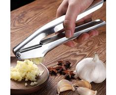 NGUMMS Pressa per Aglio Portatile,Spremiaglio in Acciaio Inossidabile con Manico ergonomico | Strumento da Cucina per Uso Alimentare per spremere Chiodi di Garofano e Distruggere Lo Zenzero