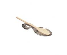 Kitchen Craft Appoggia Cucchiaio Grande in Acciaio Inox Satinato, Inossidabile, Argento, 24 cm x 9.5 cm