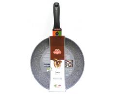 BALLARINI Cortina Granitium Padella 1 Manico, Alluminio, Grigio, 32 cm