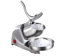 FIGGJO Tritaghiaccio Elettrico e Granita Istantanea, Tritaghiaccio per Granite e Macchina per Granita,Spessore del frullato Regolabile,con Ciotola,95 kg/Ora