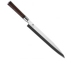 11 pollici Sashimi Knife Chef Sushi Kitchen Coltelli da cucina 1.4116 Pesci di salmone in acciaio Affettare la coltello da cucina Sharp Yanagiba Coltello da cucina