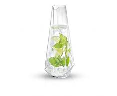 Infiniti Collection – Brocca per acqua – Brocca in vetro deluxe da 420 ml – Brocca per limonata in cristallo di alta qualità – Elegante design classico – Perfetta brocca Sangria per servire tè freddo