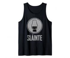 Sláinte bicchiere di whisky scotch whisky bevitore Canotta