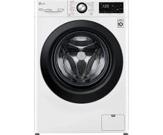 LG F4WV310SAE Lavatrice a Carica Frontale 10.5 Kg, Classe Energetica A, 1400 Giri/min, Wi-Fi, Intelligenza Artificiale AI DD, Vapore Igienizzante, Motore Inverter Direct Drive, 60x85x56.5 cm, Bianco