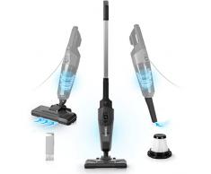 Duronic VC9 Scopa Elettrica 600W | Aspirapolvere verticale 2 in 1 senza sacco | Aspirapolvere e aspirabriciole con 2 filtri HEPA | Accessori inclusi | Ideale per ufficio e casa | Leggera