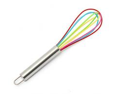 Morza Acciaio Inossidabile Hand Held Mixer Colorate Baffo Frusta Le Uova Frullino Ruota Blender per la Cucina